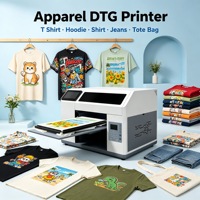 Imprimante DTG à plat A3 H5 : Code QR pour imprimer sur T-shirt, sweat-shirt, sac en toile, jean, chemise – Idéale pour la maison et les entreprises