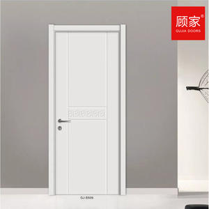 Fábrica GUJIA, venta al por mayor, puertas de <span class=keywords><strong>pintura</strong></span> de madera blanca de estilo americano, puertas de habitación impermeables, puertas compuestas de madera para <span class=keywords><strong>casa</strong></span> - Product Image 2