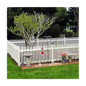 Balustrade de piquet en Pvc pour l'extérieur/panneau de clôture en plastique blanc pour maison et jardin - Product Image 5