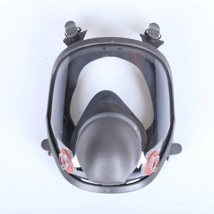 Masker <span class=keywords><strong>Gas</strong></span> silikon wajah penuh yang dapat digunakan kembali Respirator Kimia merokok - Product Image 4