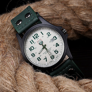 นาฬิกาข้อมือผู้ชาย <span class=keywords><strong>SOKI</strong></span> WH0107 สีน้ำตาล ระบบควอตซ์ เรืองแสง ขนาด 38 มม. ตัวเรือนโลหะผสม สายหนัง 18 ซม. พร้อมหน้าปัดแสดงวันที่ เหมาะสำหรับเล่นกีฬาและใช้ในชีวิตประจำวัน - Product Image 2