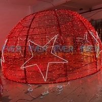Boule lumineuse géante LED pour les fêtes, lumière de Noël, sphère 3D en PVC, imperméable, décoration extérieure, paysage, décoration d'Halloween, décoration de la maison