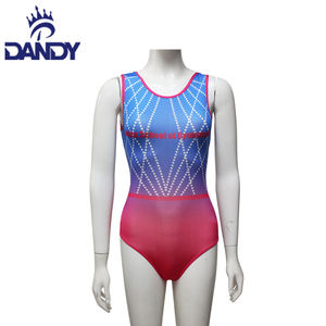 Индивидуальные гимнастические купальные костюмы для танцев, гимнастические костюмы со стразами - Product Image 3