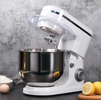 Batteur sur socle électrique professionnel en acier inoxydable pour cuisine, mélangeur de pâte à pain, batteur à œufs et lait, machine à mélanger les aliments