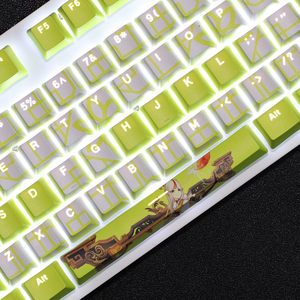 Weigenshin — lumière par sublimation, thème nguang, 104 touches, impression par sublimation, hauteur OEM, pour clavier mécanique 64 75 87 98 104 touches - Product Image 4