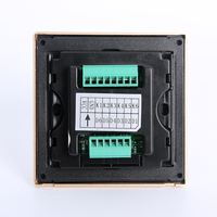 Interrupteur mural intelligent en gros, 6 gangues, toucher doux, or champagne, contact sec, interrupteur 12v