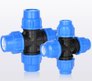 20-63mm sıkıştırma pürüzsüz yüzey işleme ile polipropilen çapraz bağlantı PN16 hızlı bağlantı kaplin ekleme - Product Image 3