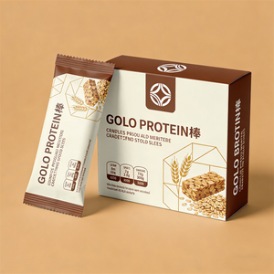 Caja de Cartón Reciclable Ecológica para Barras de Proteína, <span class=keywords><strong>Chocolate</strong></span> y Granos, Caja de Embalaje de Papel con Logotipo Personalizado para Dulces, Bocadillos y Alimentos - Product Image 2