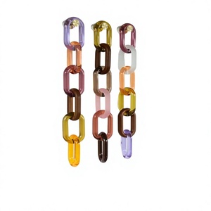 Premium Handmade Modern Hanging Resin Wall Chain Luxury Home Accent for Designer Interior Projects Diwali & Ramadan - Product Image 1