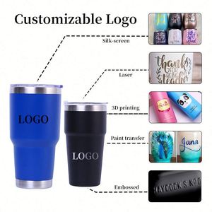 Venta al por Mayor de Tazas Termo de Acero Inoxidable de Doble Pared con Aislamiento para Cerveza y Café, Personalizadas con Logotipo, de 16oz y 30oz, para Sublimación - Product Image 4