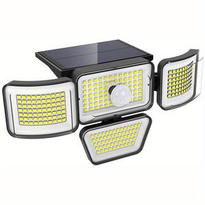 Solar Outdoor <b>Lights</b> 278LED 3000 Lumen IP65 Waterproof <b>Motion</b> <b>Sensor</b> Security <b>Lights</b> 3 Lighting Modes Solar Wall Lamp for Garden - Product Image 1