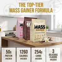 Poudre de gain de masse végétalienne OEM/ODM la plus vendue, certifiée Halal GMP ISO, protéine de haute qualité, supplément de gym pour la croissance musculaire