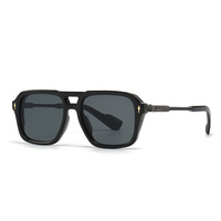 Lunettes de soleil polarisées UV400 légères, confortables et durables, style rétro vintage européen et américain, pour hommes et femmes