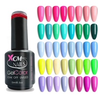 Hema Free TPO Free XGM NAILS Factory Gel Polish Set Logo personnalisé Votre propre marque Couleur Gel Polish Wholesale