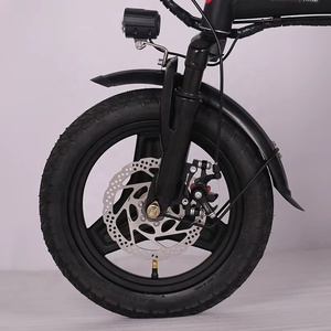 Vélo électrique urbain ultra-léger et portable 48V 10Ah 250W, 14 pouces, moteur à moyeu arrière 3 vitesses, avec batterie au lithium - Product Image 4