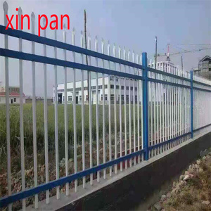 6FT 8ft Đen Thép kim loại hàng rào kim loại hiện đại hàng rào mạ kẽm picket rèn sắt tấm thép hàng rào - Product Image 5