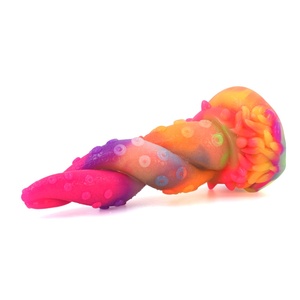 YOCY Octopus Tentacles Luminous Silicone <b>Dildo</b> Men's and Women's Anal Plug Masturbation Orgasm Sex Toys Adult Sex Toys - Product Image 5