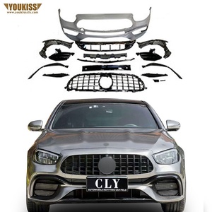 Nouvelle calandre de pare-chocs avant d'origine Mercedes-Benz Classe E W213 <span class=keywords><strong>2020</strong></span>+ Facelift <span class=keywords><strong>E63S</strong></span> <span class=keywords><strong>AMG</strong></span> en matériau PP, kit de rétrofit - Product Image 1