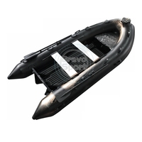 12ft Offre Spéciale RIB 360 certifié CE Hypalon/PVC AluminumHull RIB Bateau de pêche gonflable