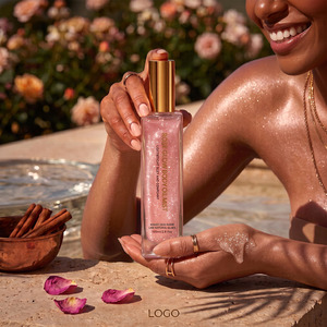 MLM Custom Makeup High Quality Firming Eco-Friendly Liquid Spray Body Shimmer Highlighter Oil Moisturizer Waterproof Acne - Product Image 1