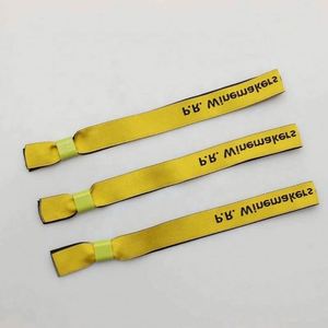 Pulsera de Tela de Poliéster Personalizada de Fábrica OEM, Elegante, Lujosa, Deportiva, con Moneda, Regalo Empresarial - Product Image 5