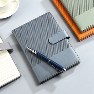 Agenda de Lujo Personalizada X515-1 con Logotipo Empresarial, Planificador de Tapa Dura A5, Diario de Oficina, Cuaderno de Cuero, Set de Regalo Moderno - Product Image 3