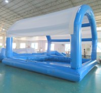 Couverture de piscine gonflable, abri pour piscine, imperméable, ignifuge, taille et couleur personnalisables, capacité 10 personnes