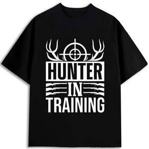 Camiseta de hombre Hunter In Training 100% algodón 180 g/m² manga corta cuello redondo estampada hecha en EE. UU. antiencogimiento - Product Image 1