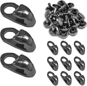 Crochets pour chaussures, œillets pour bottes, kit de réparation d'œillets pour bottes, crochets rapides, faciles à lacer et à utiliser - Product Image 1