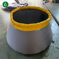 Réservoir d'eau d'approvisionnement industriel / Réservoir d'eau en PVC pliable en forme d'oignon / Réservoir de stockage d'eau de pluie gonflable en PVC