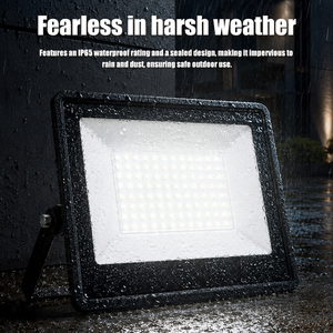 Projecteur LED extérieur étanche IP65 ultra-plat avec verre trempé, large plage de tension AC165-265V, économie d'énergie, 3000K 4000K 6000K - Product Image 6