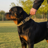 Collier tactique pour chien, résistant à l'usure, multicolores, réglable, pour l'entraînement en extérieur, pour chiens de taille moyenne/grande.
