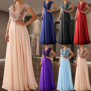 Nouvelle Arrivée Robe de Soirée Longue en PVC Effet Illusion Manches Classiques pour Femme, Sexy et Élégante, Idéale pour Mariage, Demoiselle d'honneur, Respirante - Product Image 3