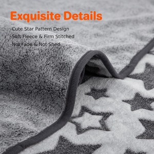 Nobleza 3 Pack morbida e calda coperta di flanella 60X40 cm stampa modello per XS gattini e cani di piccola taglia - Product Image 3