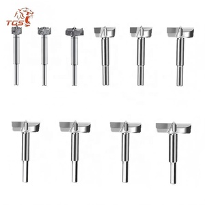 TGS Ensemble de 10 forets à trous pour <span class=keywords><strong>bois</strong></span> de 15 mm à 60 mm Kit de forets Forstner avec forets à charnières pour le travail du <span class=keywords><strong>bois</strong></span> - Product Image 1