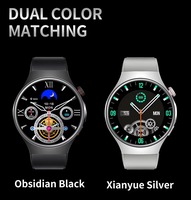 Reloj Inteligente BW17 con Correa de Silicona, Pantalla TFT para Llamadas, Monitor de Frecuencia Cardíaca, Monitorización del Sueño, NFC