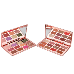 Lilywild Customized Hight Pigmented <strong>Glitter</strong> Powder <strong>Eyeshadow</strong> No Logo Eye Shadow Luxury Rose <strong>Gold</strong> <strong>Eyeshadow</strong> Palette With Mirror - Product Image 5