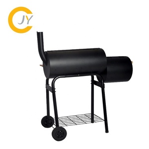 Grill de <span class=keywords><strong>barbecue</strong></span> à charbon de bois professionnel, grande zone de cuisson professionnelle robuste, fumeur à décalage, chariot à granulés noir, <span class=keywords><strong>barbecue</strong></span> - Product Image 4
