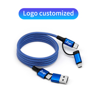 Cable de Carga Magnético Autoenrollable de 1m con Certificación CE, Carga Rápida PD de 60W, Cable USB Trenzado de Nailon Anti-Enredos para Todos los Teléfonos Móviles