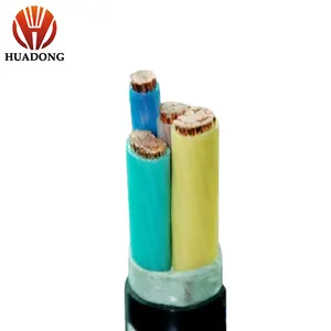 16mm2 cable 4 core 4x6mm, 4x16, 4x18mm 4x25mm cable de pvc de nyy cable