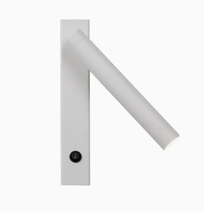 White color LED <b>wall</b> lamp with switch 3 W adjustable for hotel home decor <b>bedside</b> hotel guest room LED <b>wall</b> lamp - Product Image 3