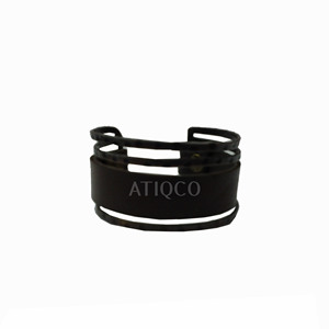Atiqco Indian Fashion Cute Bracelets & Bangles Made of Copper Alloy Antique Silver Plated Popular Wedding Party Gift Brown Color - Product Image 1