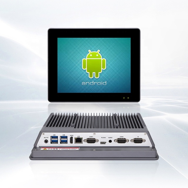 10.4 Inch Computer Rugged Pos All in One Front Io Mini Desktop Touch Screen Industrial Panel Pc With Battery
