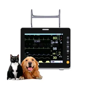 Monitor de desempenho SY-C004-1Good, máquina veterinária portátil para monitorar sinais vitais, multiparâmetro, para monitorar a saúde veterinária