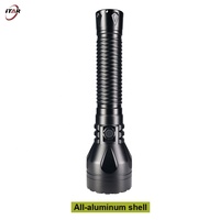 Lampe torche professionnelle OEM 11W LEP, portée de 3 km, rechargeable par USB, IP66, lampe de recherche et de sauvetage, torcia ricaricabile lunga distanza