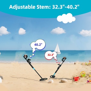 AllsunTS20B Impermeabile <span class=keywords><strong>Metal</strong></span> <span class=keywords><strong>Detector</strong></span> Tenuto In Mano Portatile di Lunghezza Regolabile per il Capretto Giocattolo Per Bambini Beach Ricerca Sotterraneo - Product Image 5