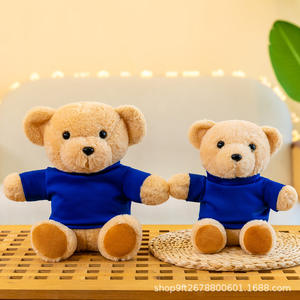 TongXin giocattoli promozionali produttore peluche orsacchiotto con logo stampato su T-Shirt personalizzata maglietta pezza animale - Product Image 3