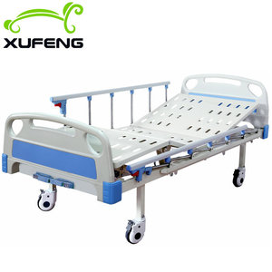 Lit d'hôpital médical Xufeng 802A réglable manuellement avec barrière de sécurité pour les soins aux personnes âgées et l'utilisation à domicile - Product Image 2