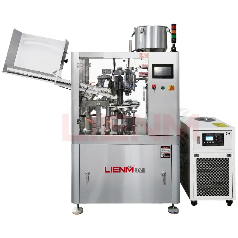 factory price automatic plastic tube filling closing machine for cosmetic chemical medical industry