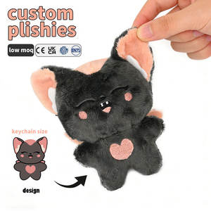 مخصص محشوة الحيوانات الكرتون الترويجية 10 سنتيمتر الحيوانات الصغيرة الخفافيش تصميم البسيطة لطيف سوبر لينة أقل موك ألعاب من القطيفة - Product Image 1